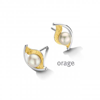 Orage oorbellen