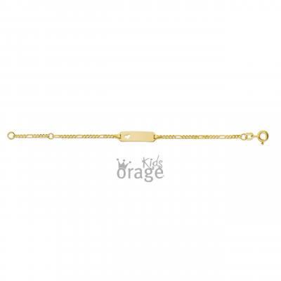 14kt gouden graveerarmband