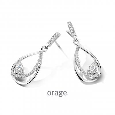 Orage oorbellen