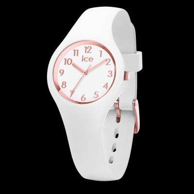 Horloge Ice watch - ice glam - white rose-gold - numbers - extra small