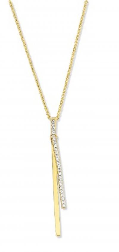 Silver rose ketting