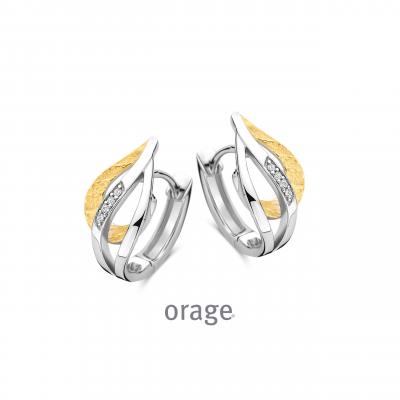 Orage oorbellen