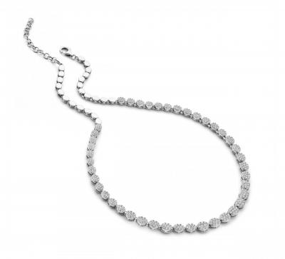 Silver Rose ketting 