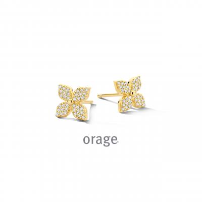 Orage oorbellen
