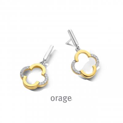 Orage oorbellen