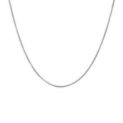 Gerhodineerd zilveren ketting