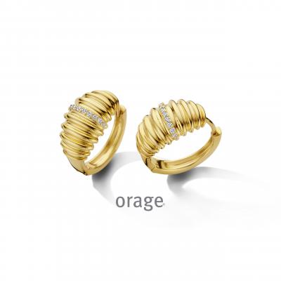 Orage oorbellen